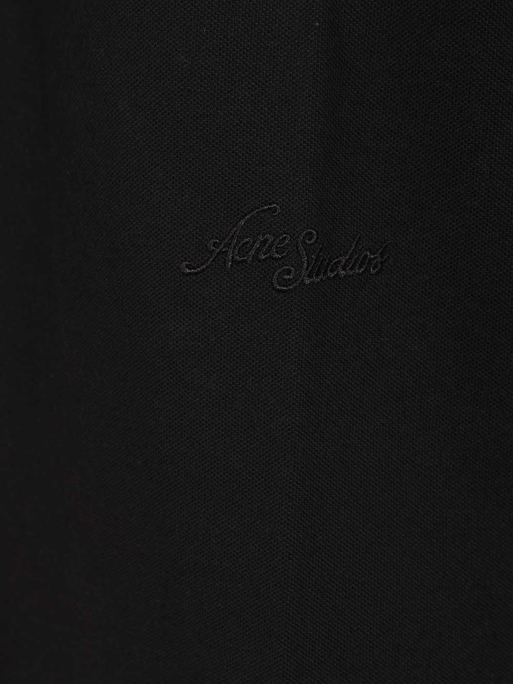 Acne Studios With Embroidered Logo T-Shirt - Nero | 69ebfa29380fd9dd4841bdc4fe13ca490dc3d782