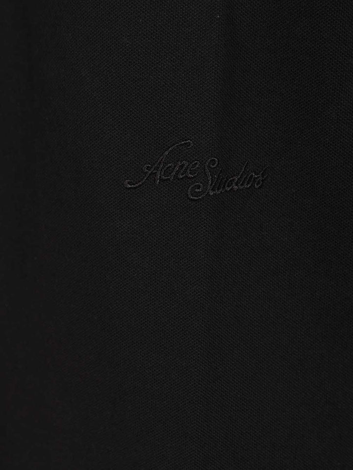 Acne Studios With Embroidered Logo T-Shirt - Nero | 69ebfa29380fd9dd4841bdc4fe13ca490dc3d782