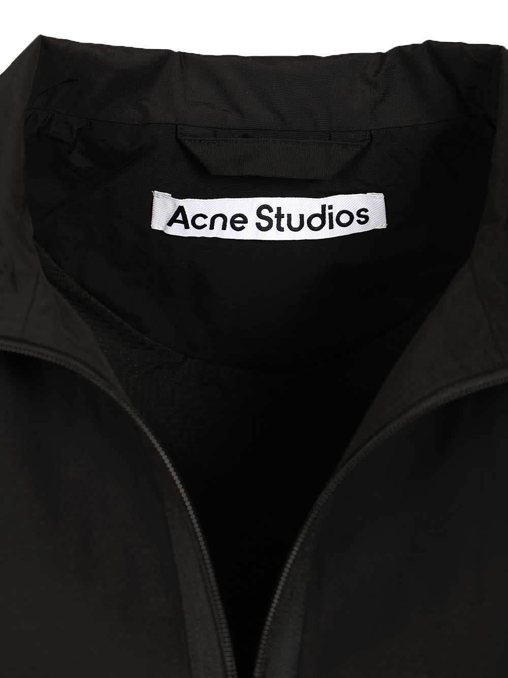 Acne Studios Technical Jacket With Logo Giacche - Nero | 2f8f0ad80103a8ca95216b84b44e578bef008aa4