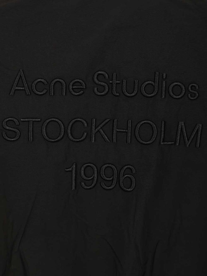 Acne Studios Technical Jacket With Logo Giacche - Nero | 4b14c6613a4c3350e835877e7895ccdb2a4d36f0
