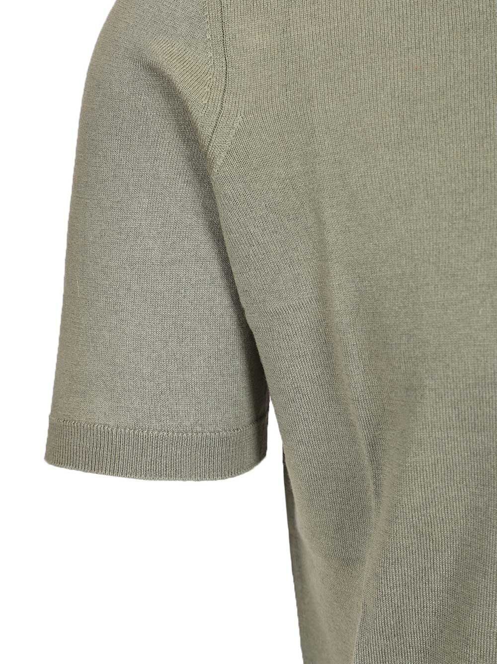 Al Duca D'Aosta Silk And Cashmere Polo shirt - Verde | a2127ff2081f9dfb24f17c6cad18a4882daeedf9
