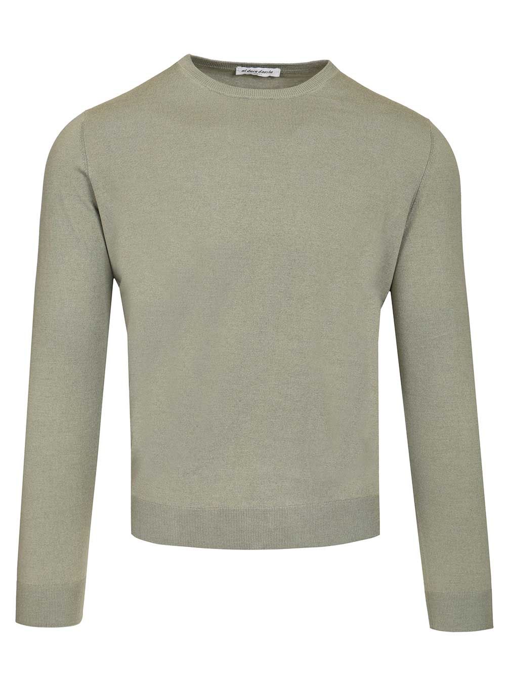 Al Duca D'Aosta Sweater In Cashmere And Silk Blend Knitwear - Verde | 524694a1c9c945d0821e6b5ac331cadcc315f410