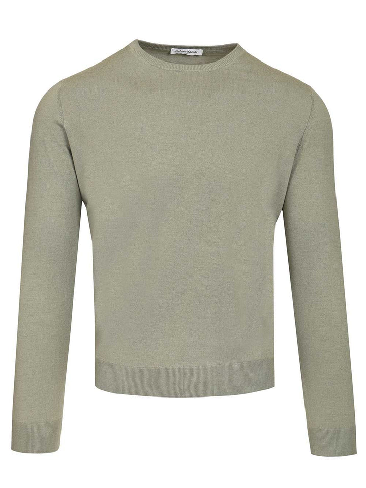 Al Duca D'Aosta Sweater In Cashmere And Silk Blend Knitwear - Verde | 524694a1c9c945d0821e6b5ac331cadcc315f410