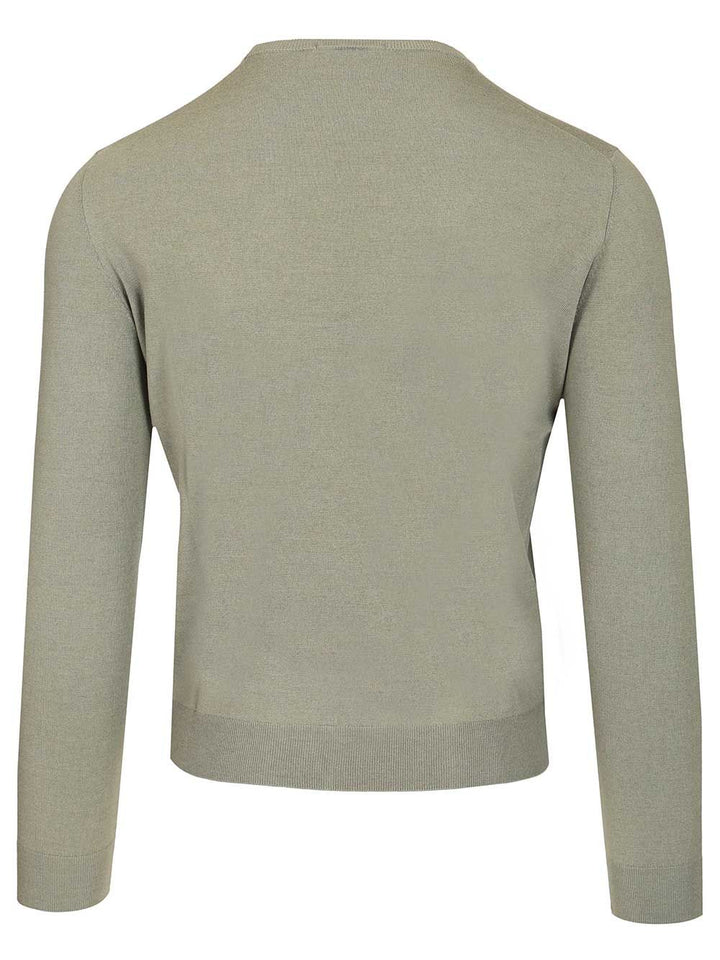 Al Duca D'Aosta Sweater In Cashmere And Silk Blend Knitwear - Verde | 3d523901cae8e14ce66ba3301d6f1a324566b53a