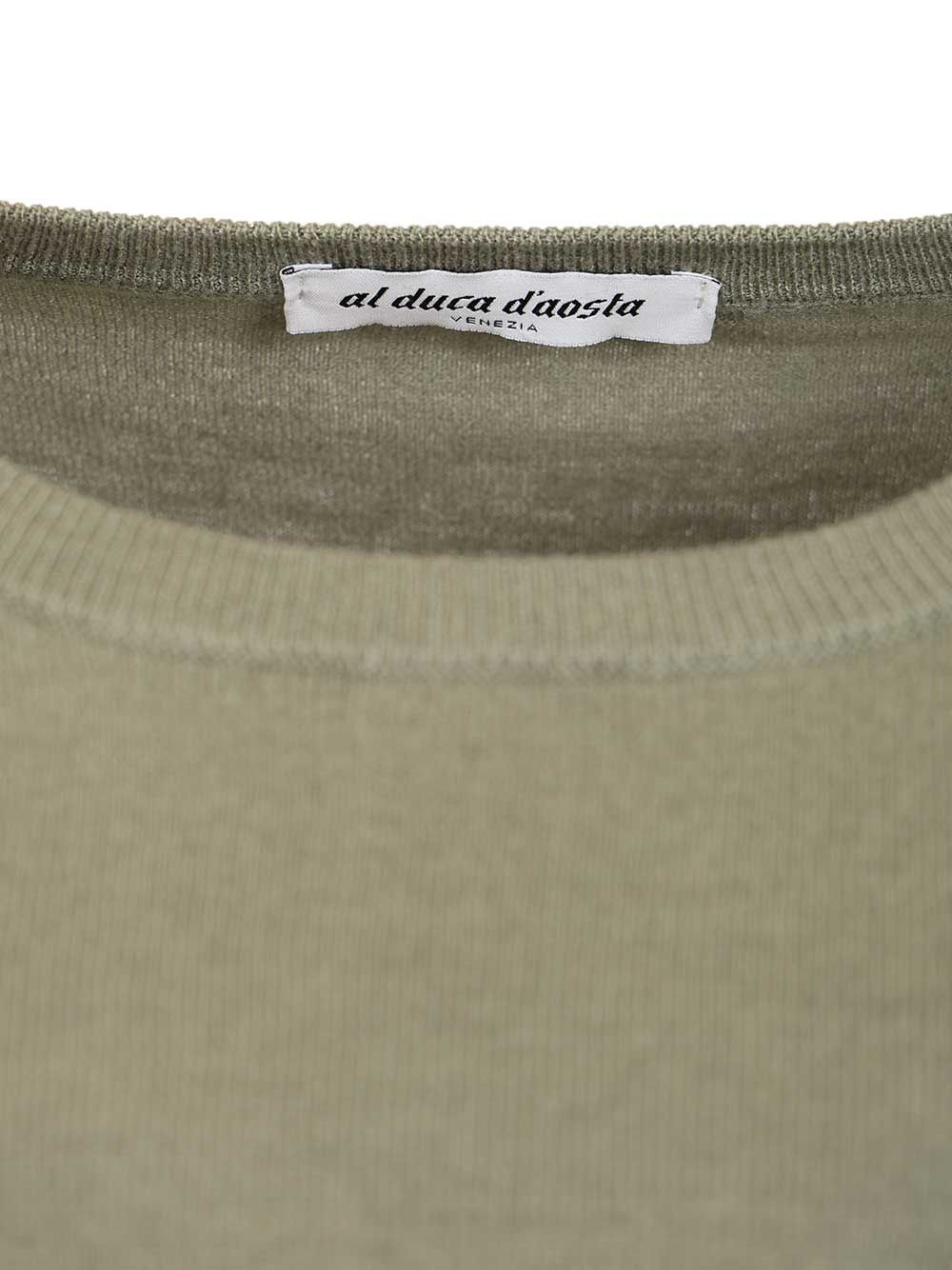 Al Duca D'Aosta Sweater In Cashmere And Silk Blend Knitwear - Verde | e2e92883fd4e8dacf7b0316808549e5fe0bddae6