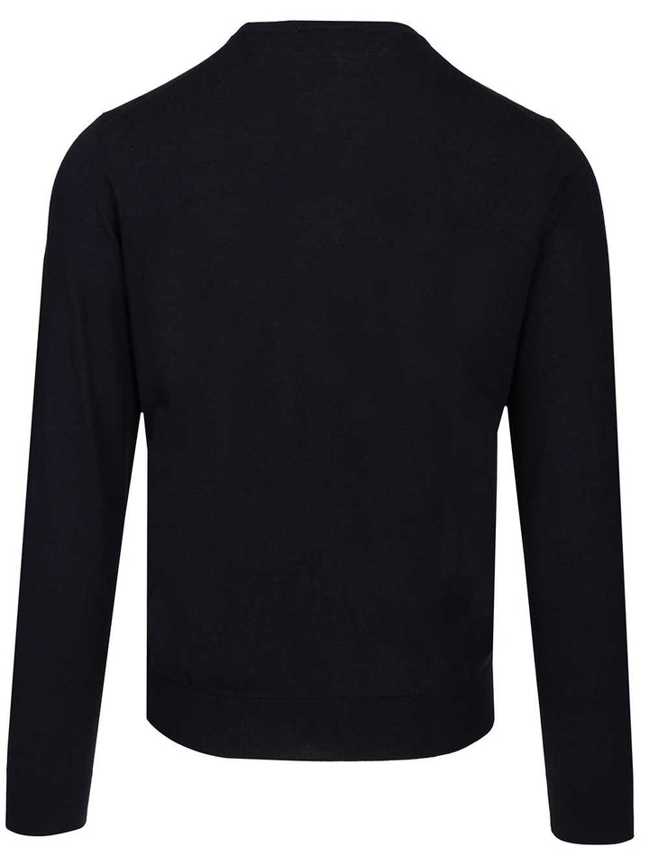 Al Duca D'Aosta Sweater In Cashmere And Silk Blend Knitwear - Blu | e9bfc05edbb99f3b89491c1873667e5179d0d09a