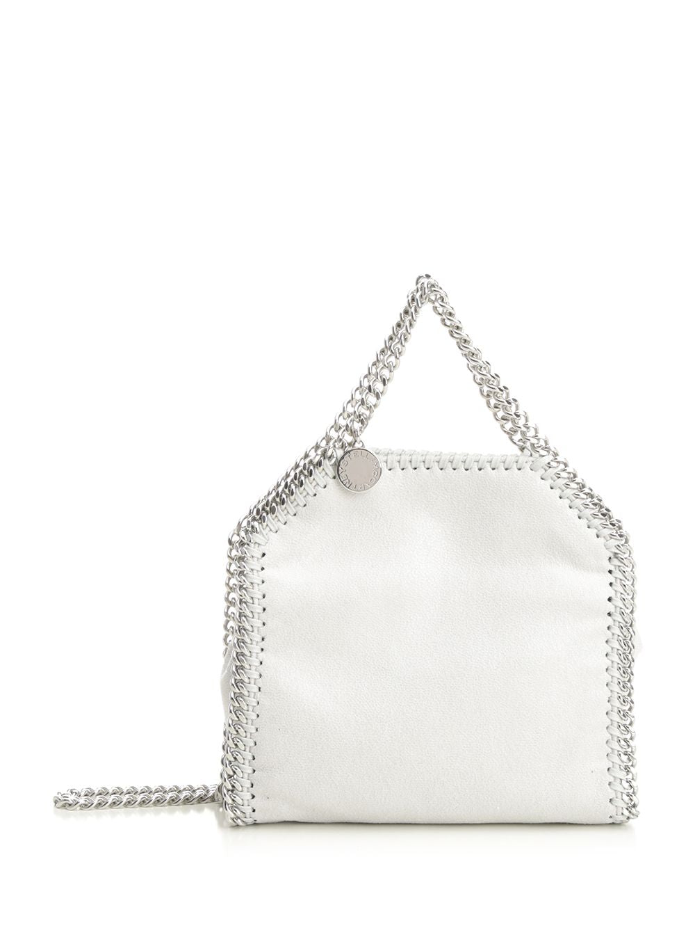 Stella Mccartney Falabella Tiny Bag Eco Shaggy Deer W/Stainless Steel Chain - Airlite Crossbody Bags - Grey | 52157031f034bbc29d979b7535010e860c397ef3