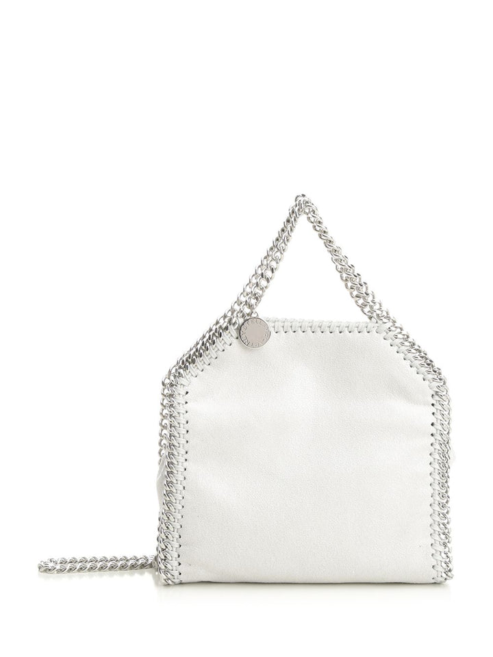 Stella Mccartney Falabella Tiny Bag Eco Shaggy Deer W/Stainless Steel Chain - Airlite Crossbody Bags - Grey | 52157031f034bbc29d979b7535010e860c397ef3