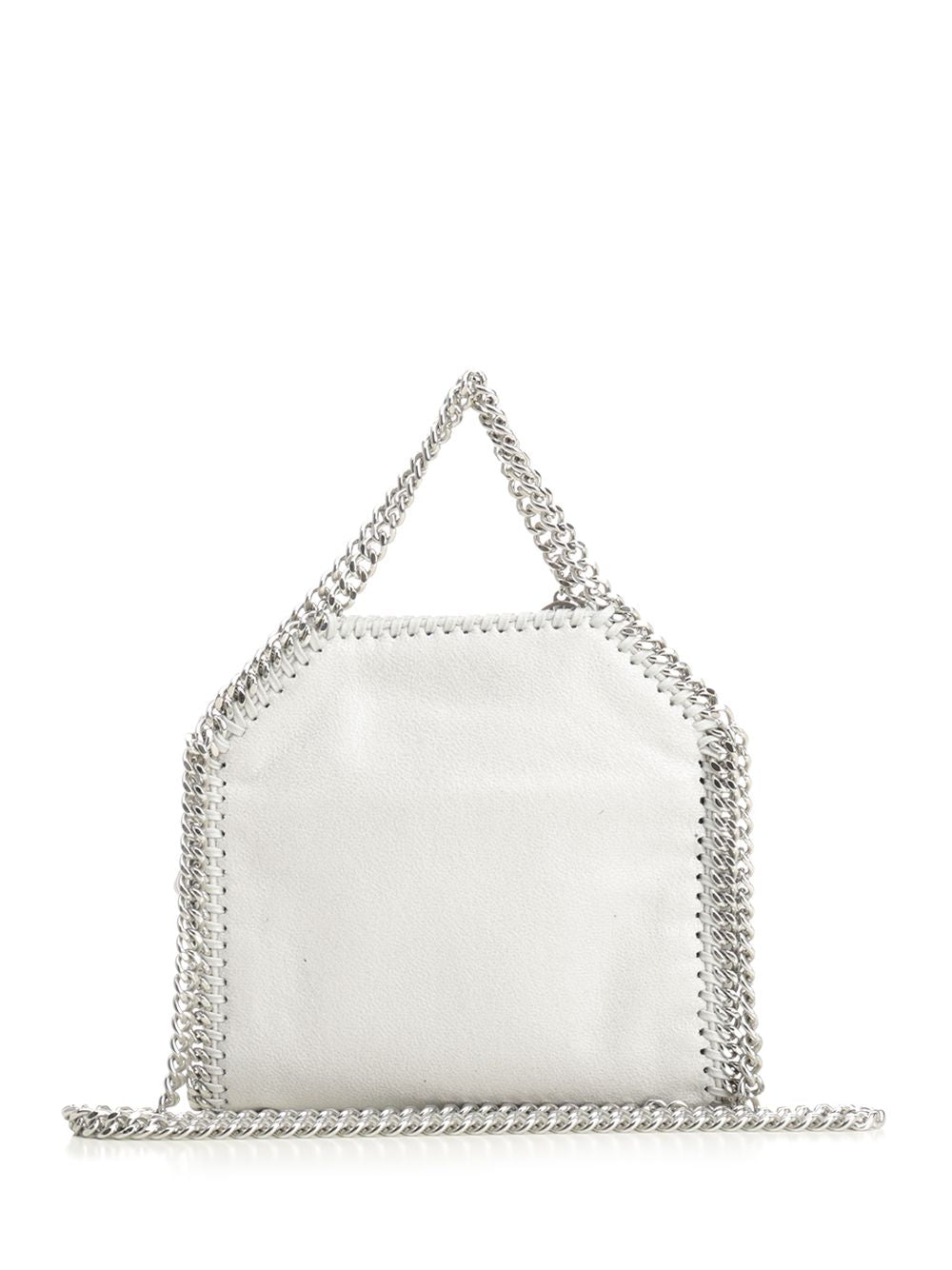 Stella Mccartney Falabella Tiny Bag Eco Shaggy Deer W/Stainless Steel Chain - Airlite Crossbody Bags - Grey | 600f5d83691ca4fa9420e11804653b690cf7c154