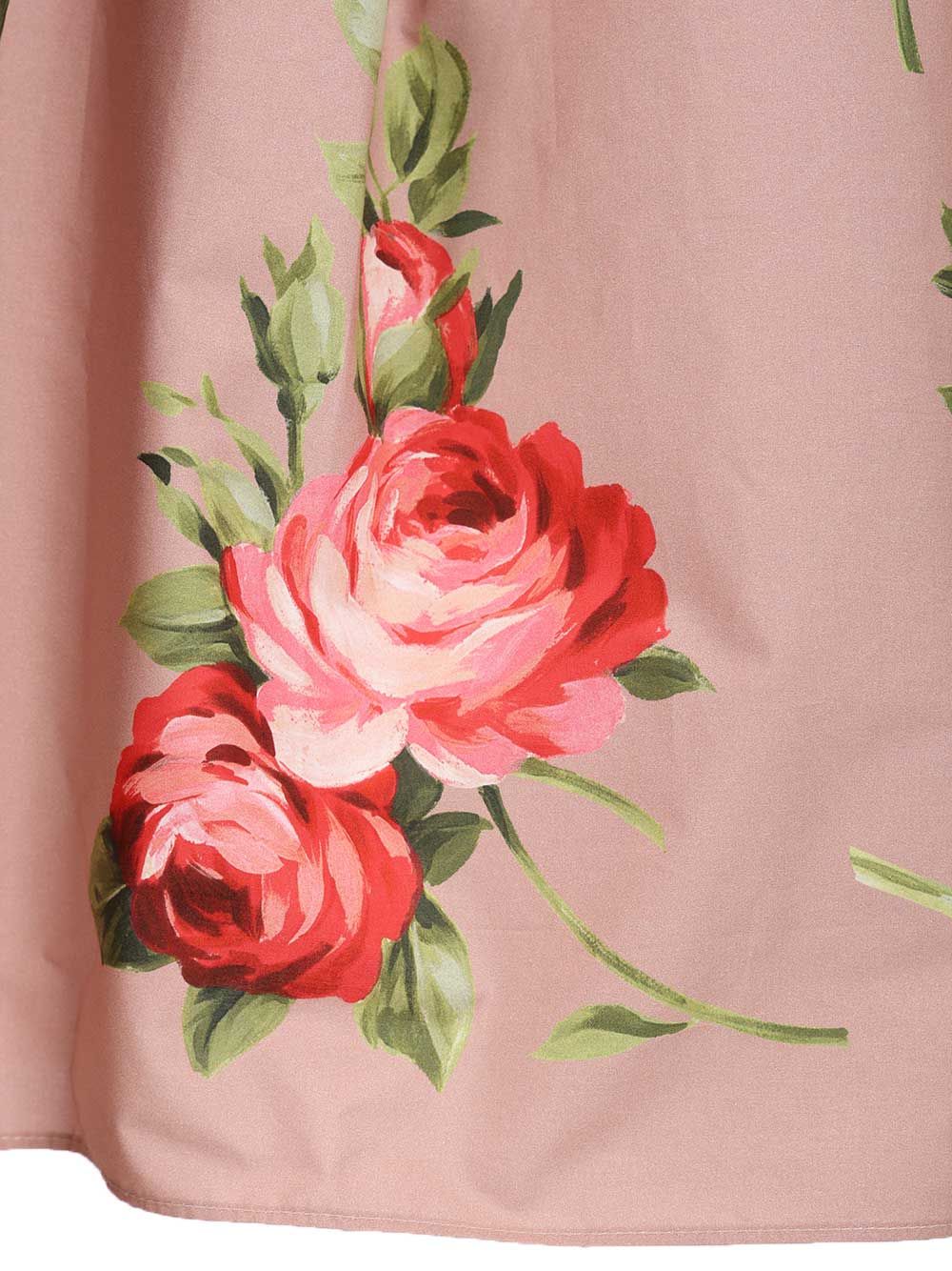 Dolce & Gabbana Midi Skirt With Rose Bouquet Print Gonne - Rose | 09de24d3dae6d79b52b9876758b0a016e56e207d