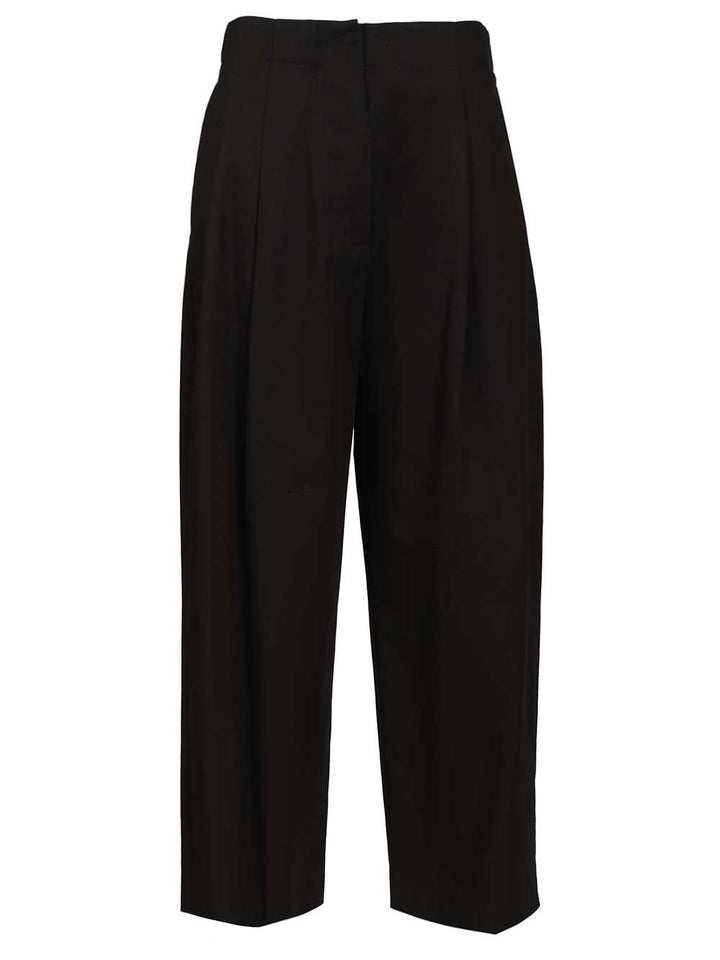Al Duca D'Aosta Loose Fitting Trousers - Nero | c35c1f4ec9099100b6487745cb3ff2c7a3db54ec