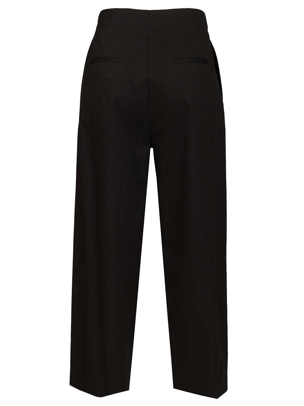 Al Duca D'Aosta Loose Fitting Trousers - Nero | 70e21077447c42ad671ae4e66ca907a202e89108