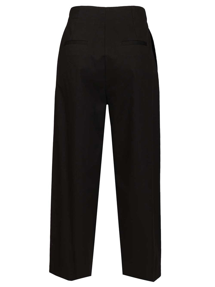 Al Duca D'Aosta Loose Fitting Trousers - Nero | 70e21077447c42ad671ae4e66ca907a202e89108
