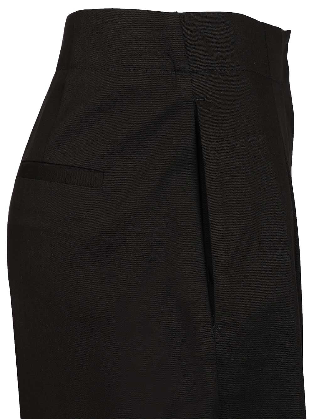 Al Duca D'Aosta Loose Fitting Trousers - Nero | 925a17096779666489daf46db4e759364eef6e8b