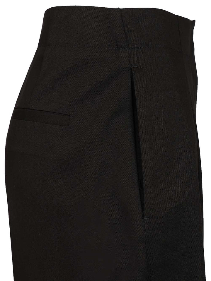 Al Duca D'Aosta Loose Fitting Trousers - Nero | 925a17096779666489daf46db4e759364eef6e8b
