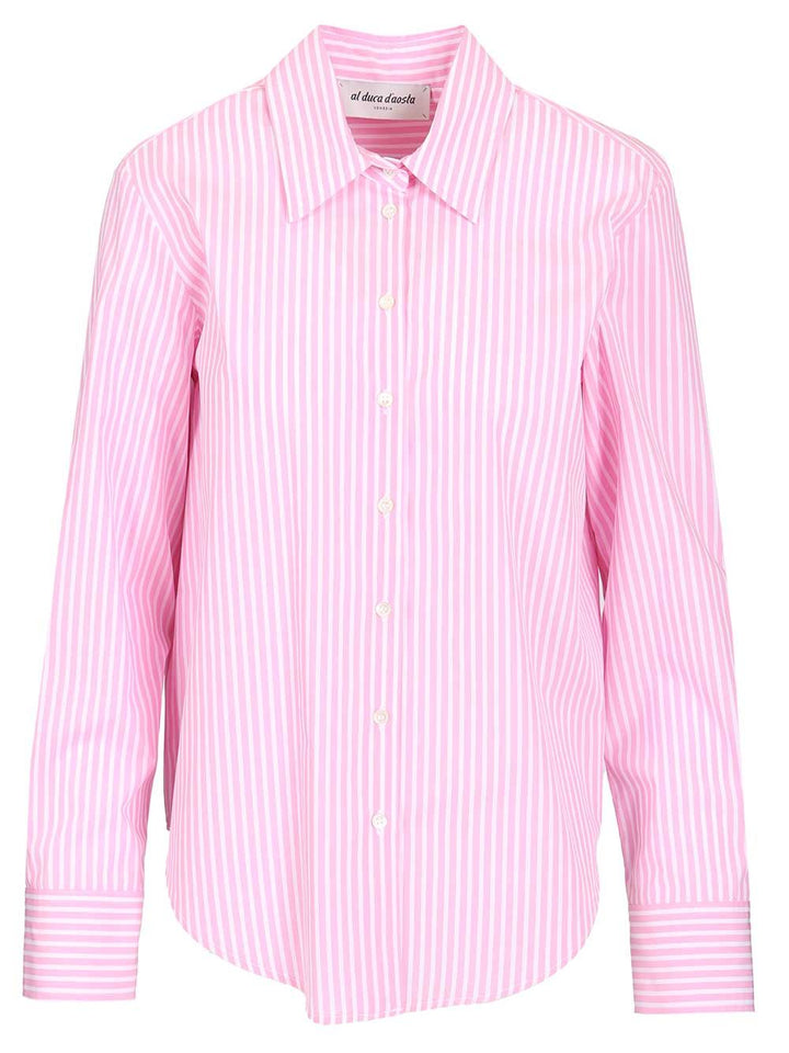 Al Duca D'Aosta Cotton Shirt Shirts - Rose | 20cc3be19521a99254dac353799308c9f013681b