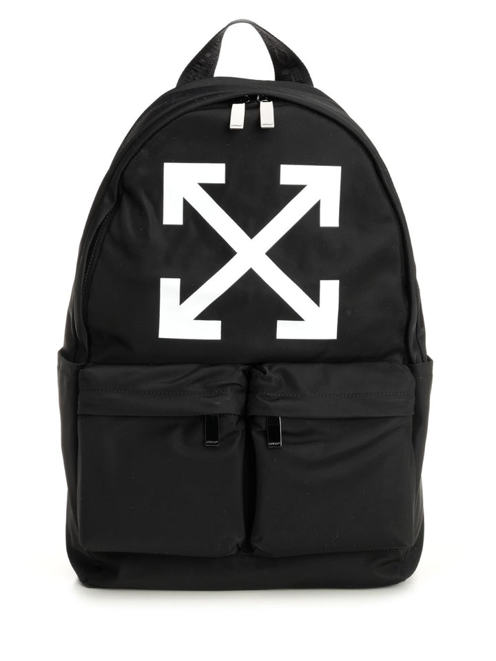 Off-White Arrow Print Backpack Zaini e Valigie - Nero | 9afda9bdc9460b20aeafc5655088236ea225bf63