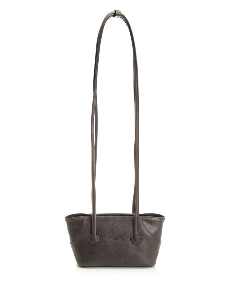 Margesherwood Boat Shopper Small Cow Leather. Crossbody Bags - Marrone | 49cd12001ef41504ad1e7491ea419d58eebde1ba
