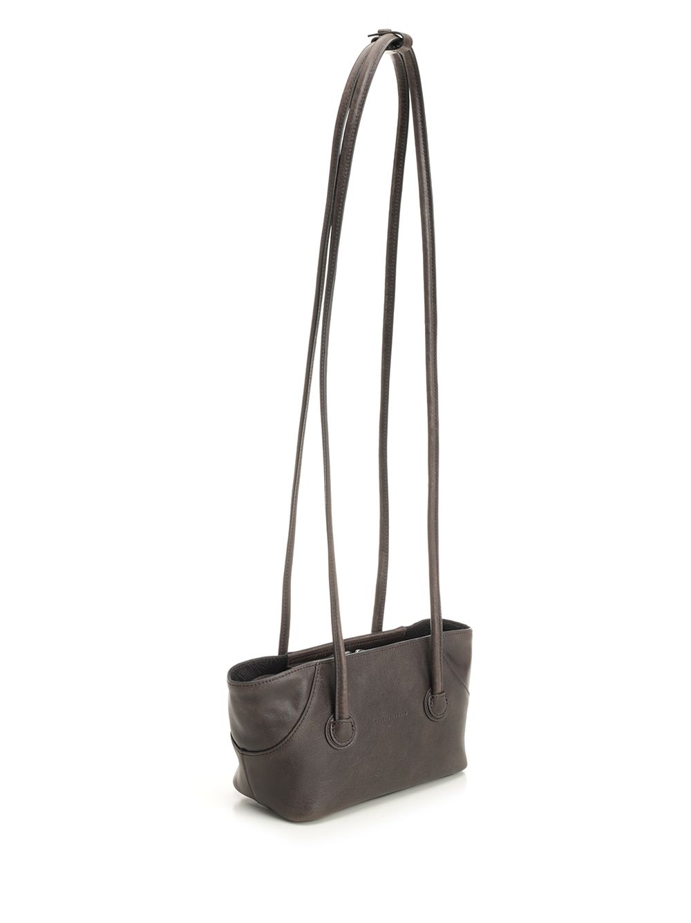 Margesherwood Boat Shopper Small Cow Leather. Crossbody Bags - Marrone | 7b4c4146f4a88446dc61dd3fc09859cbf2e73a91