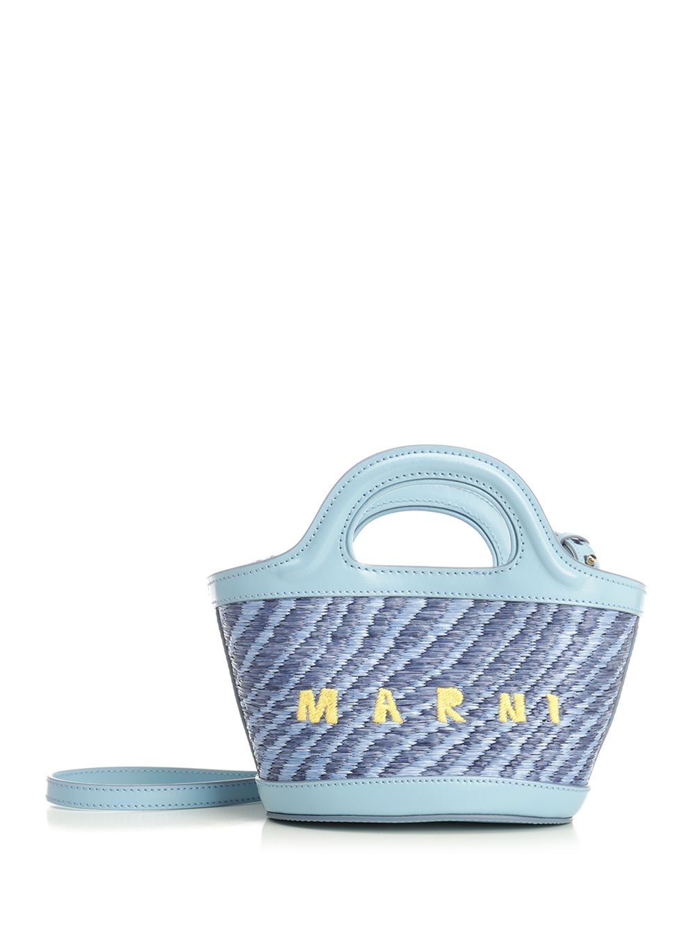 Marni Tropicalia Micro Handbags - Light blue | 97ec0379d2ecd55e8bb4082f47eb7573ce2940eb
