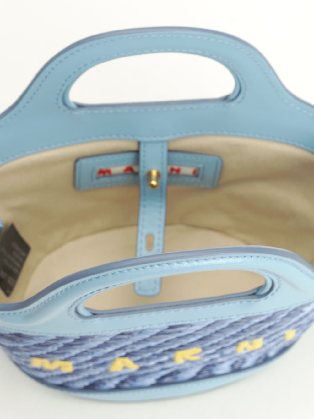 Marni Tropicalia Micro Handbags - Light blue | fb3c0b9cec06ea967ca7080dec17871ffbb94759