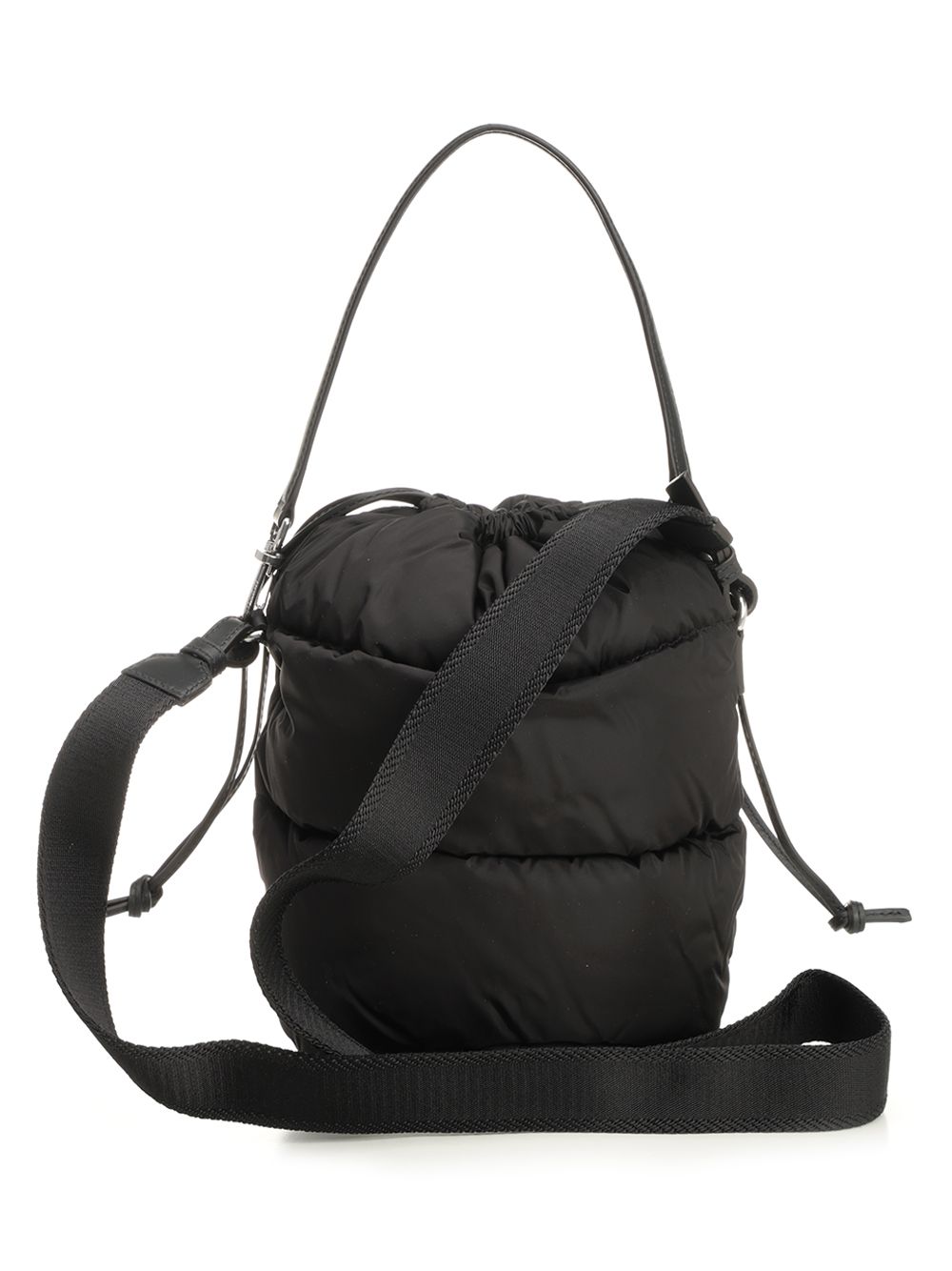 Moncler Caradoc Water-Repellent Bucket Bag Crossbody Bags - Nero | 187c260e1e900999c9263f2f5410d0ff302e0d50