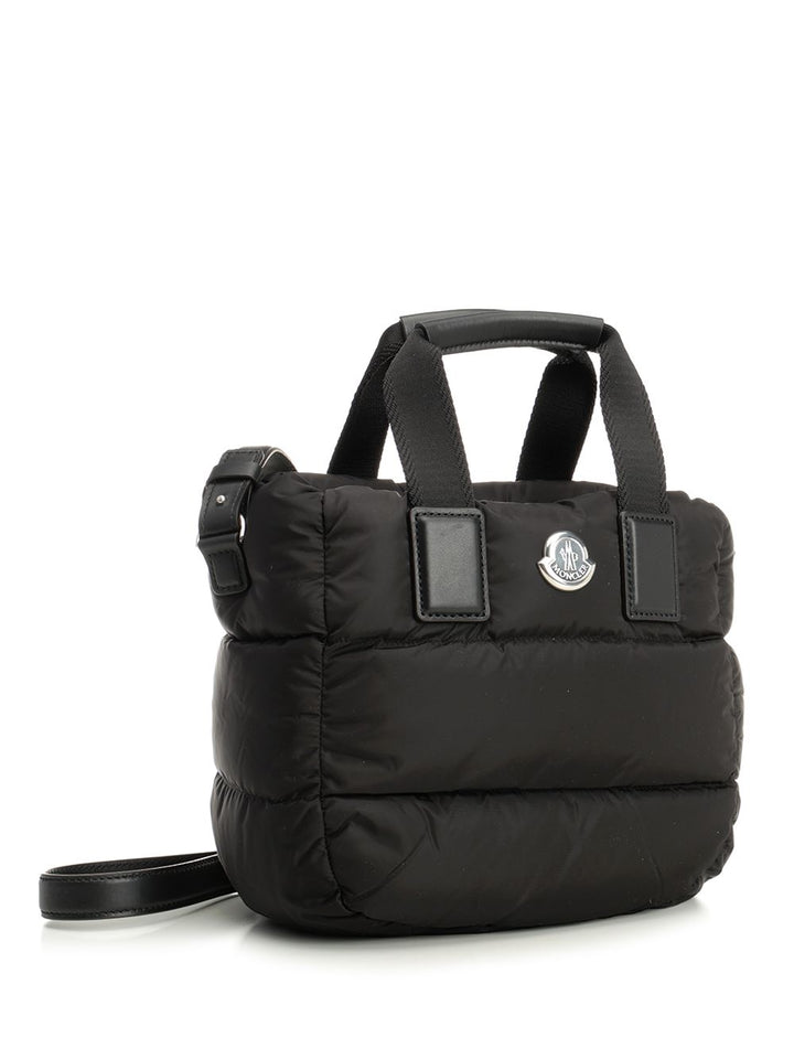 Moncler Mini Caradoc Tote Bag Zaini e Valigie - Nero | 3f38fc2cce5732f70bd68ceaf3fe885686657782