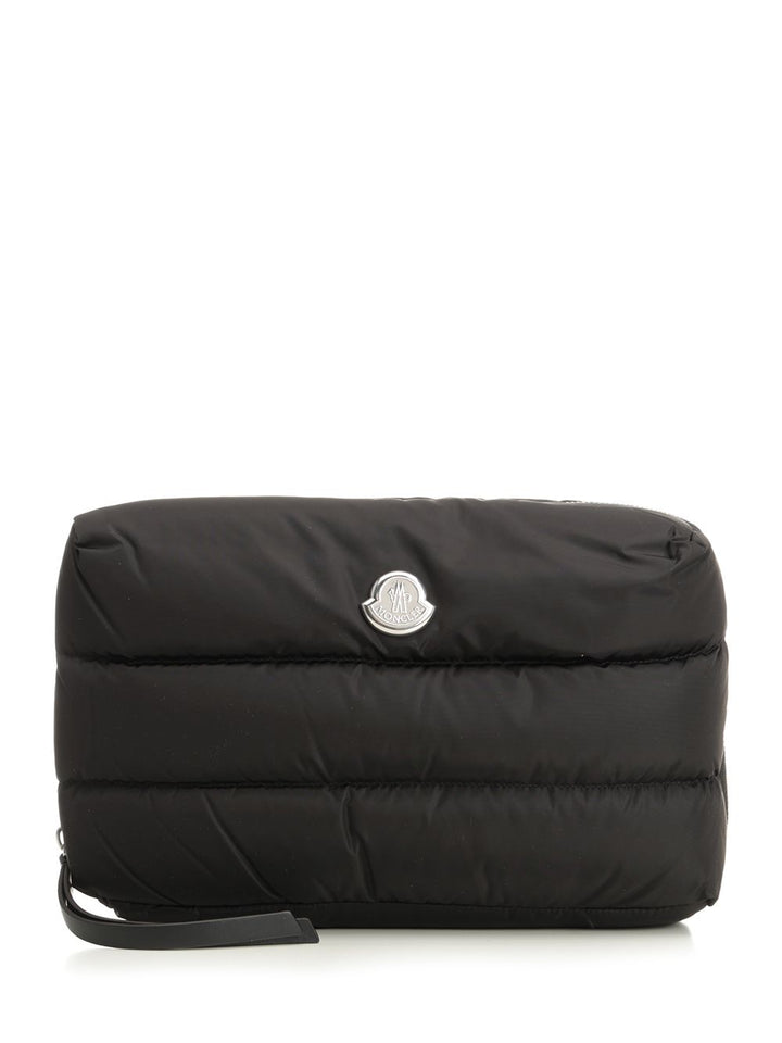 Moncler Caradoc Quilted Beauty Case Small leather goods - Nero | ac066177c8bd8ba4ef29042acf90d3df08d5e3f0