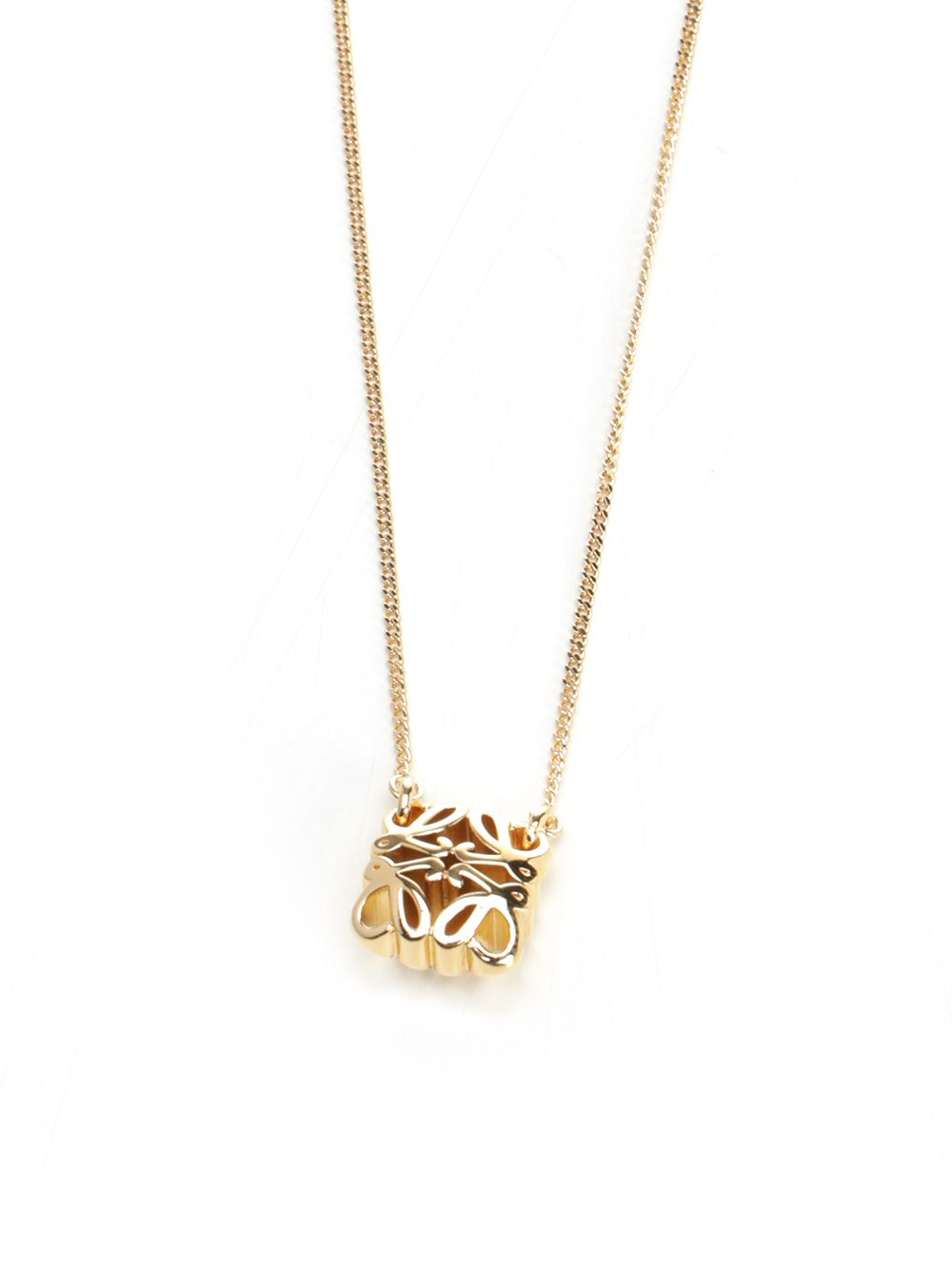 Loewe Anagram Bombé Necklace Gioielli - Oro | 89724398b5c4c9f8aea10a3041710b3c3af3033f