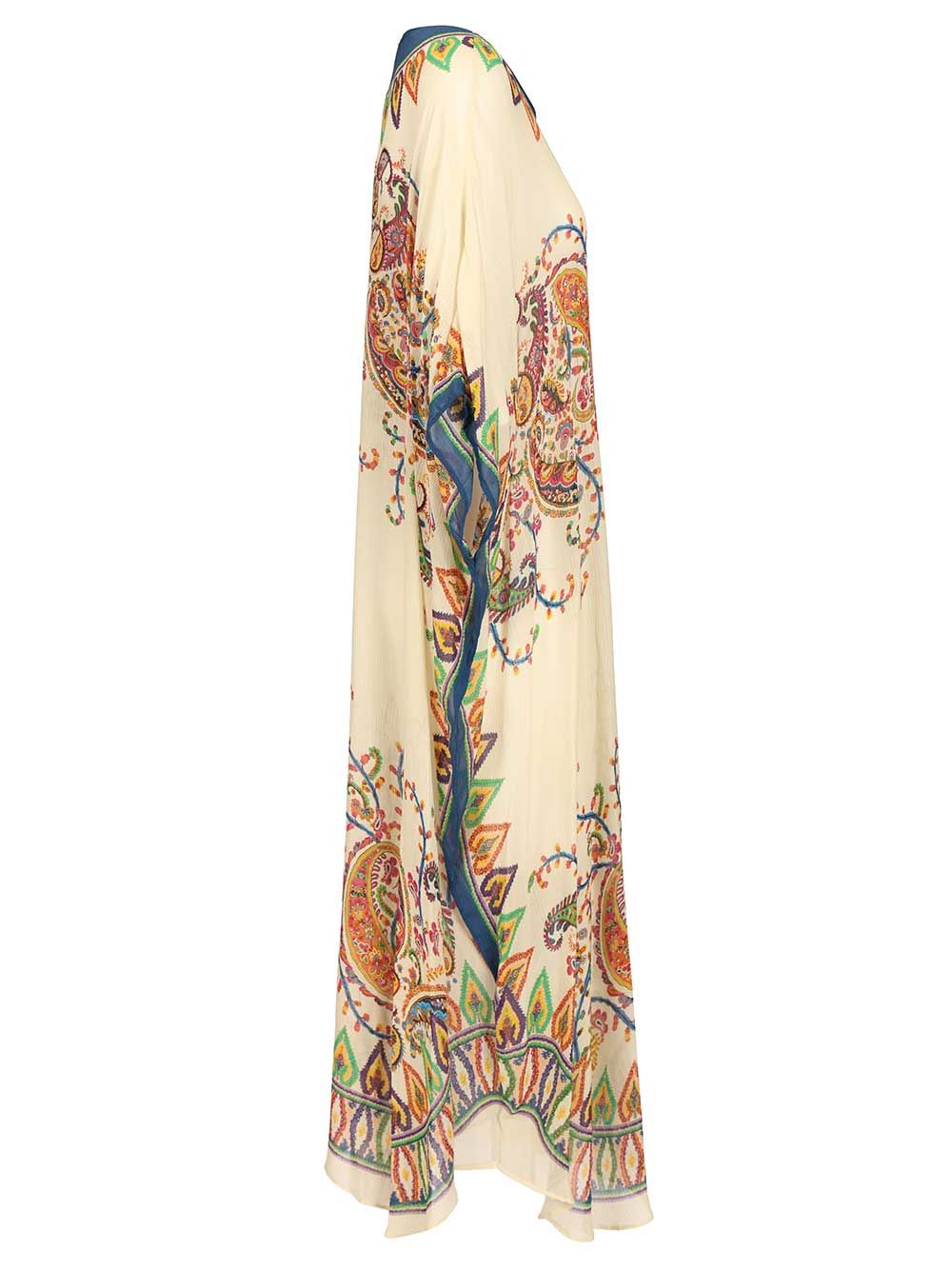 Etro Kaftan With Paisley Print Swimwear - Multicolor | 15897eefc52177d79e7937de99503c4128c48fdf