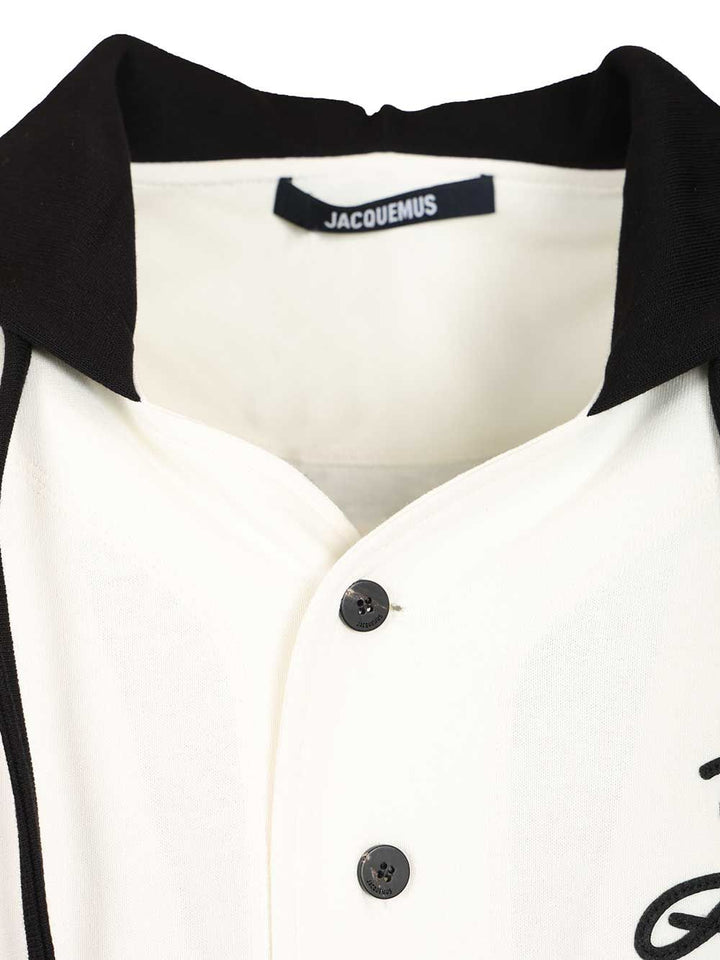 Jacquemus Letro Long-Sleeved T-Shirt Giacche - Bianco | 40a0e2f147a73ea3082467bd09b5344d31a786ac