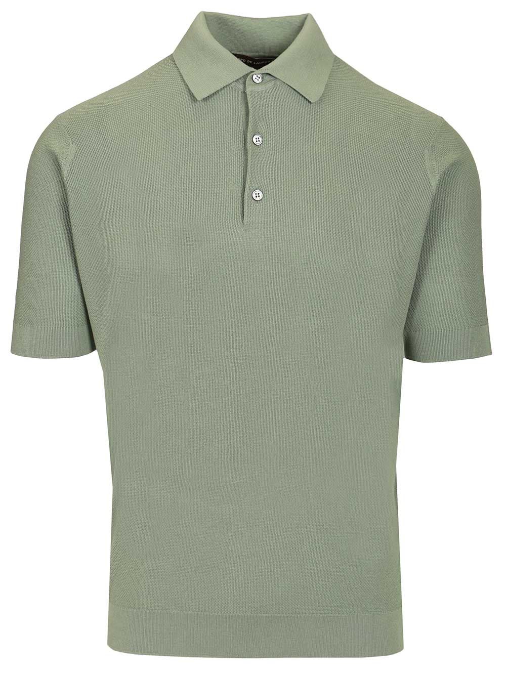 Filippo De Laurentiis Pique Polo shirt - Verde | cca52825b05f7fce92d654be226d913ee4fcb6ef