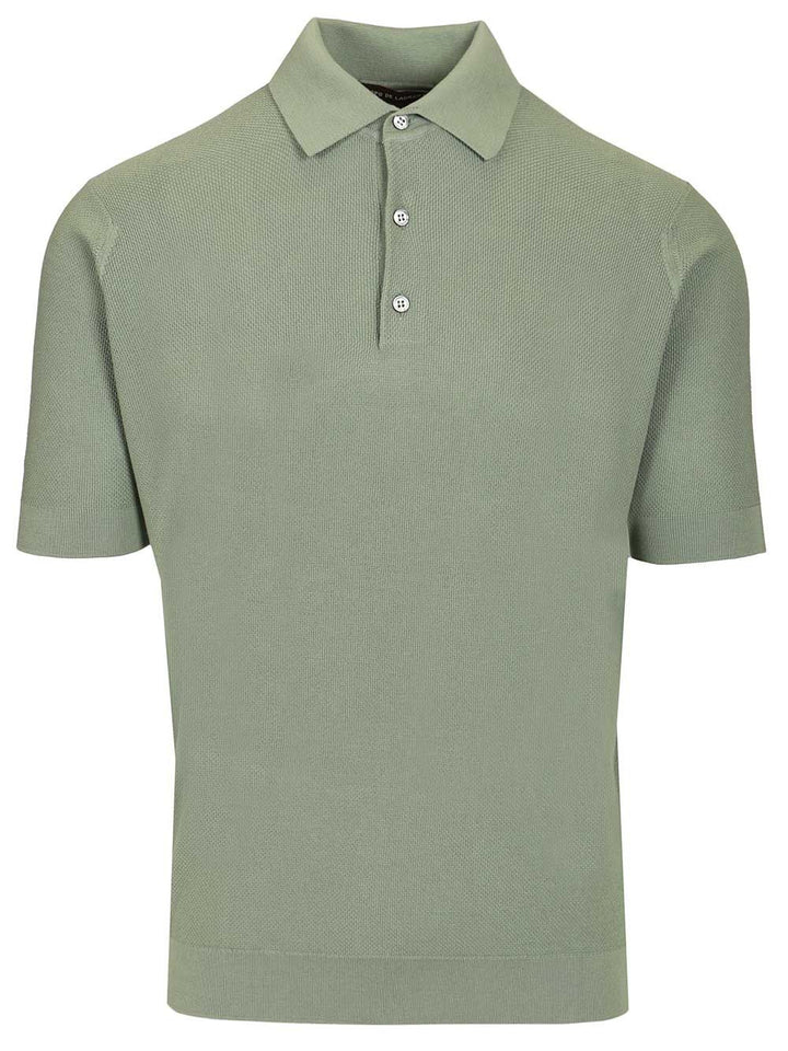 Filippo De Laurentiis Pique Polo shirt - Verde | cca52825b05f7fce92d654be226d913ee4fcb6ef