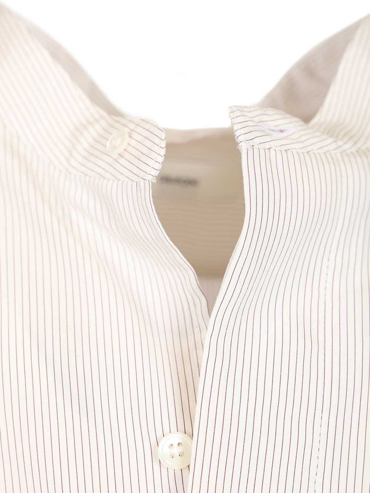 Grifoni Striped Shirt Shirts - Bianco | 20235192ff9e633f71cd666a8c840a1a19963892