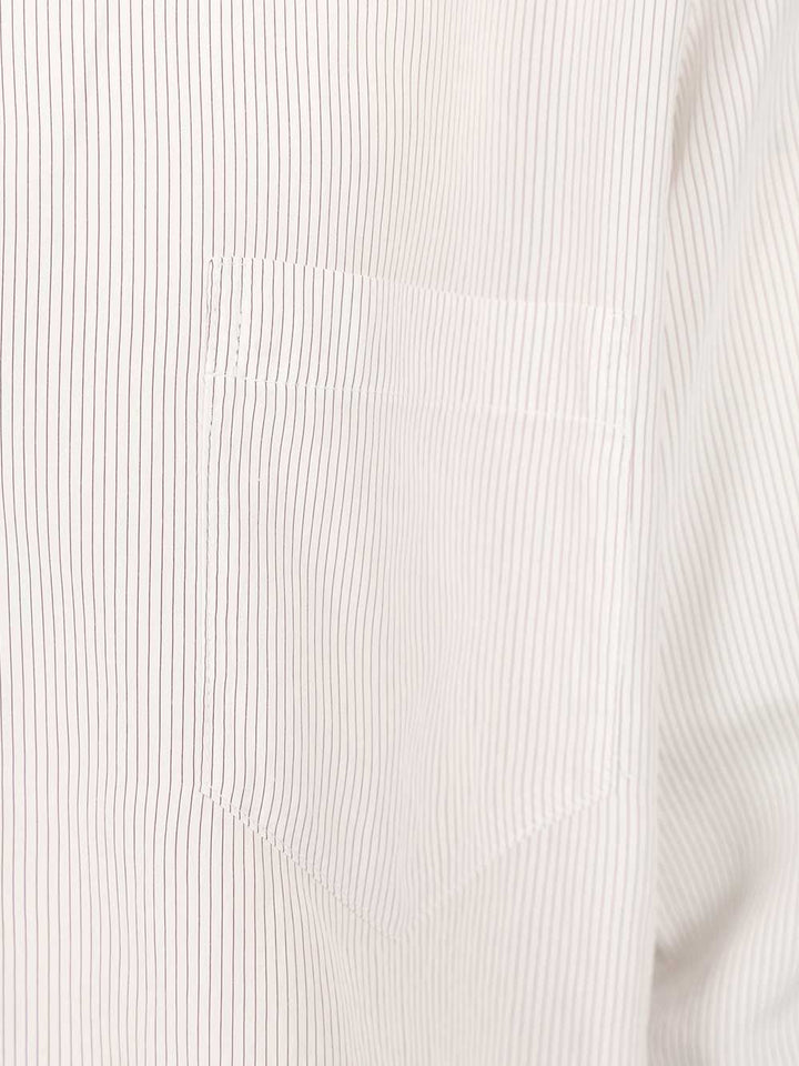 Grifoni Striped Shirt Shirts - Bianco | 83eb017b855a847c482806221d28850eb3360260