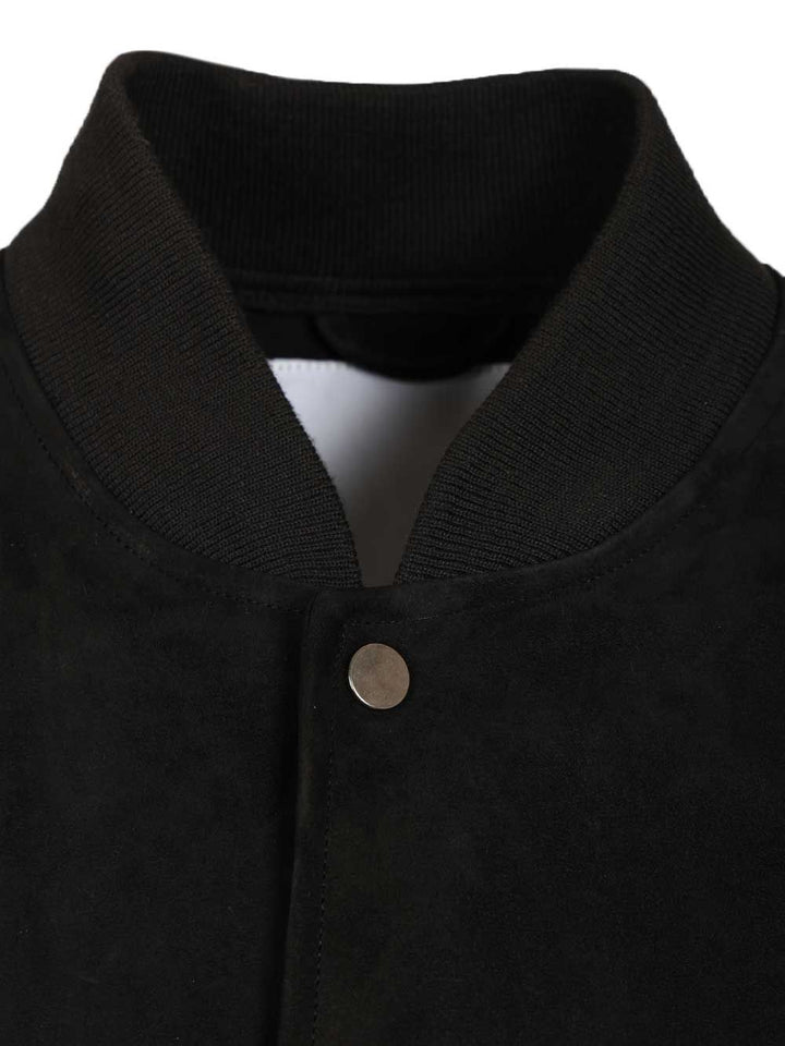 Blusotto Elthon Suede Bomber Jacket Giacche - Nero | b8b228c52c4c41dbaf57f1fcd4ed4b5d06e158a0