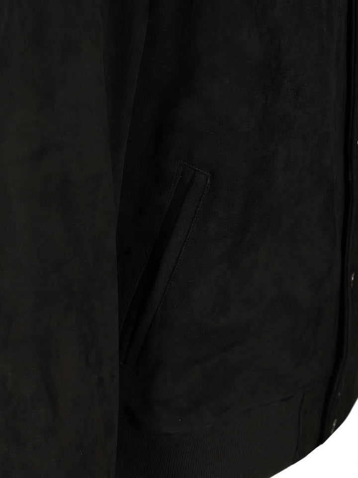 Blusotto Elthon Suede Bomber Jacket Giacche - Nero | 426891bac5d98890ff2fb4e2c3c9c10cd097db29