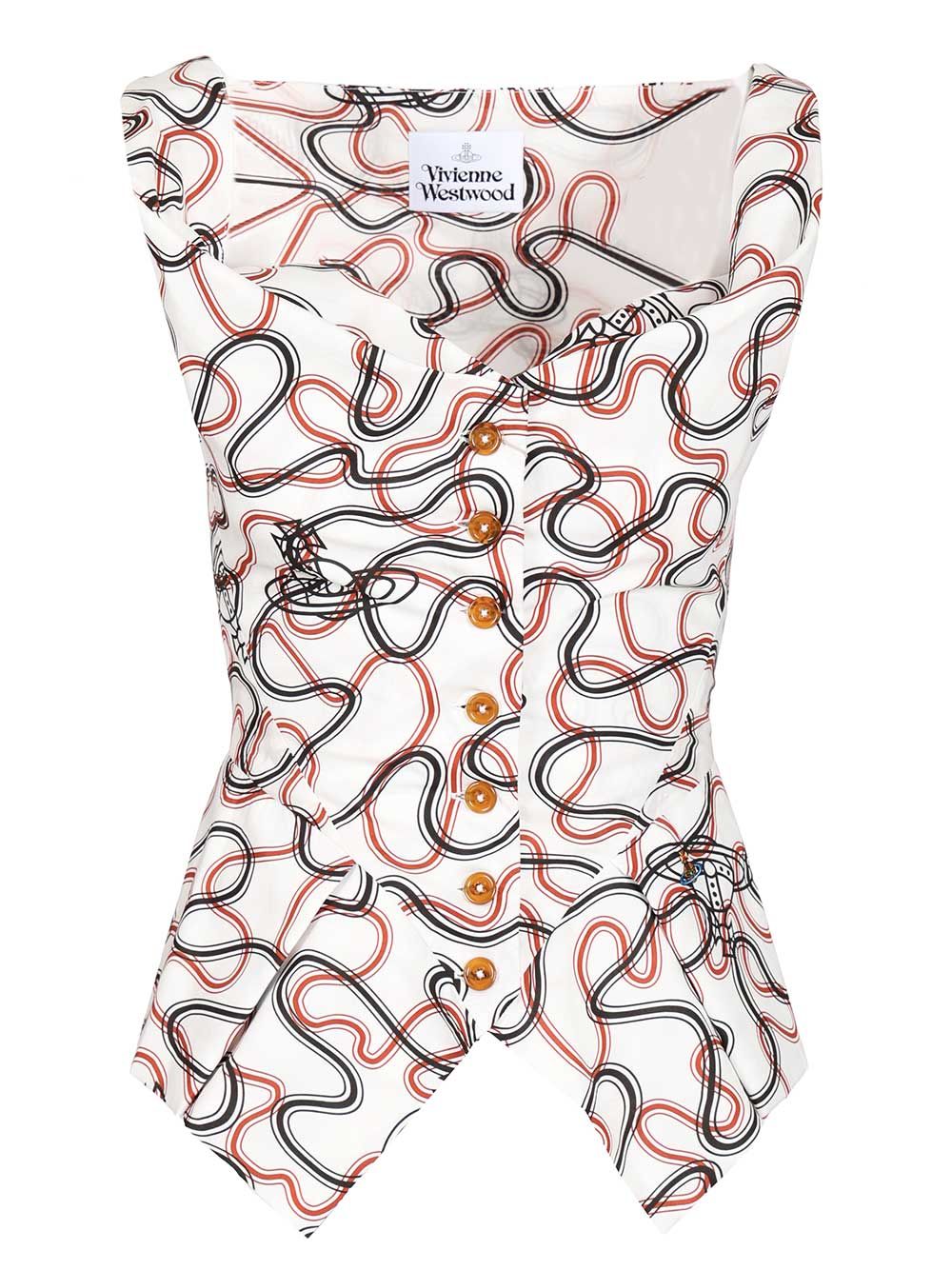 Vivienne Westwood Sleeveless Top Monday Top - Bianco | 476ccd954146ed681e88dc00e209bf6098c5af2d