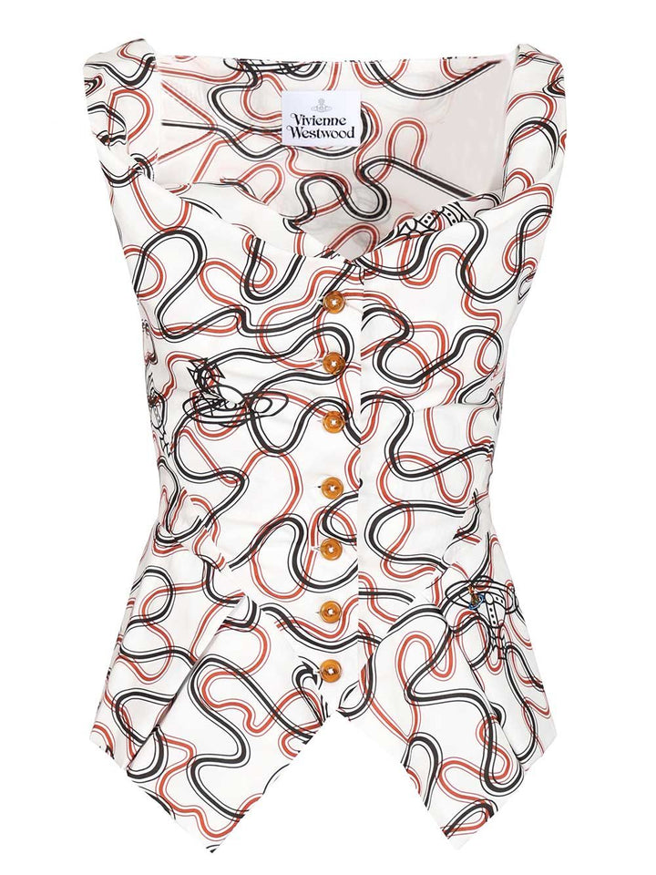 Vivienne Westwood Sleeveless Top Monday Top - Bianco | 476ccd954146ed681e88dc00e209bf6098c5af2d