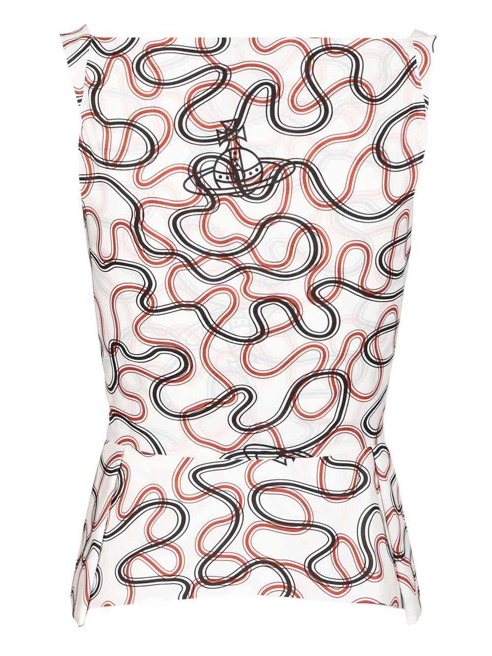 Vivienne Westwood Sleeveless Top Monday Top - Bianco | 3e6594670facbb31385da0c9a8ef8ed3e59768a6