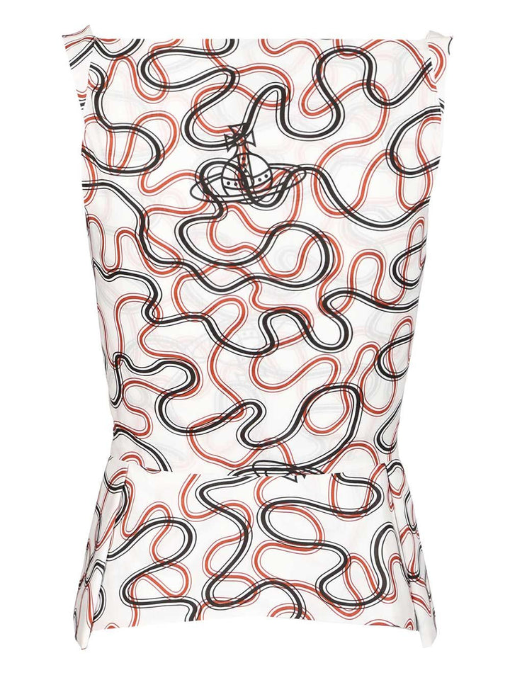 Vivienne Westwood Sleeveless Top Monday Top - Bianco | 3e6594670facbb31385da0c9a8ef8ed3e59768a6