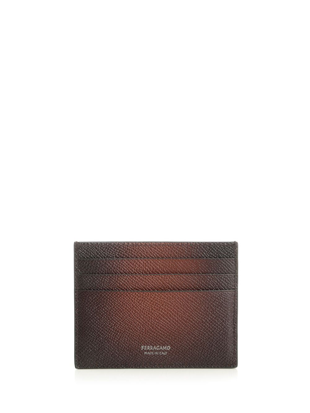 Ferragamo Gancini Credit Card Holder Wallets - Marrone | 4f5bdc923341d845e1345ed5a2e39ed0defdb027