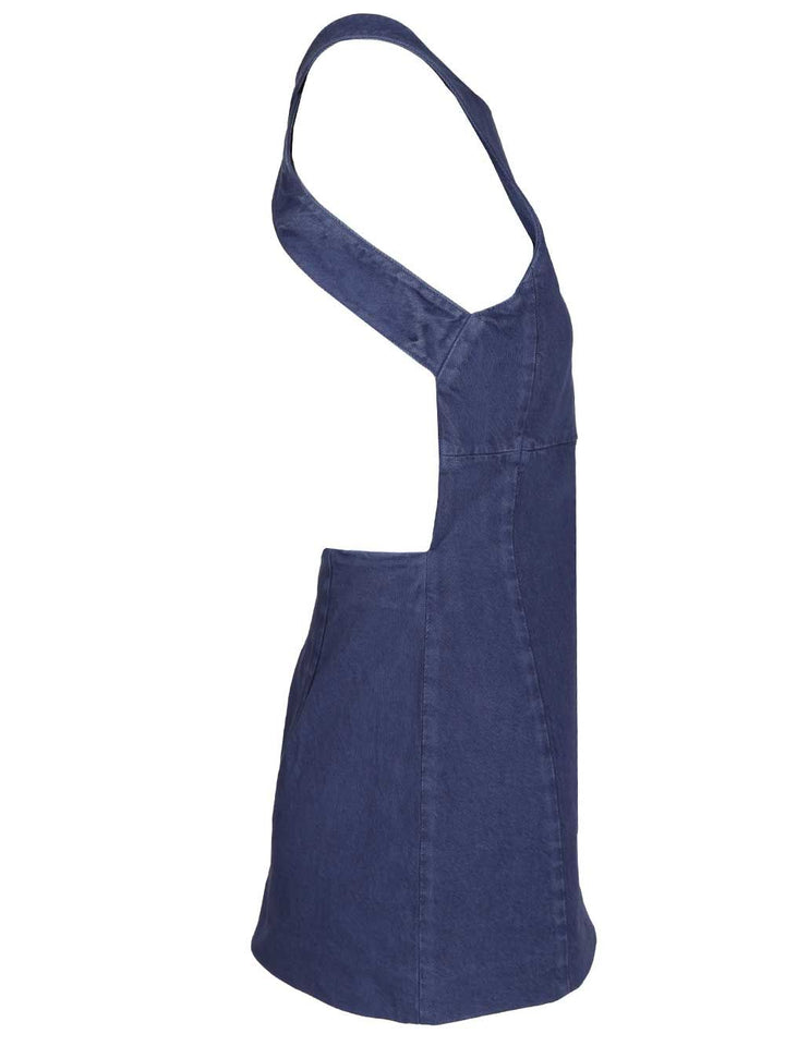 Miu Miu Gabardine Mini Dress Abiti - Blu | c83dc6c33f38dc1dbac0fe0beddfae441476d5d2