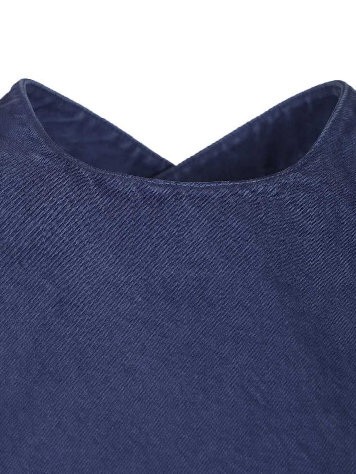 Miu Miu Gabardine Mini Dress Abiti - Blu | 3940d5823043c7f8590c1b818cafd1ef876ade41