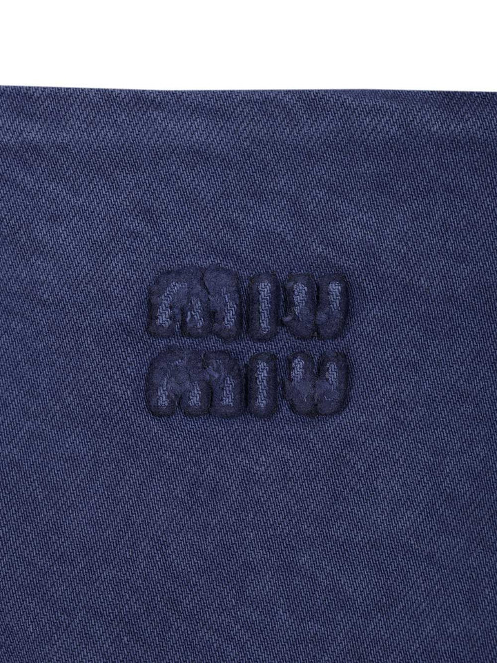 Miu Miu Gabardine Mini Dress Abiti - Blu | 3b599a4f477aa17e47c909a93e8bc1797fbcf0f7