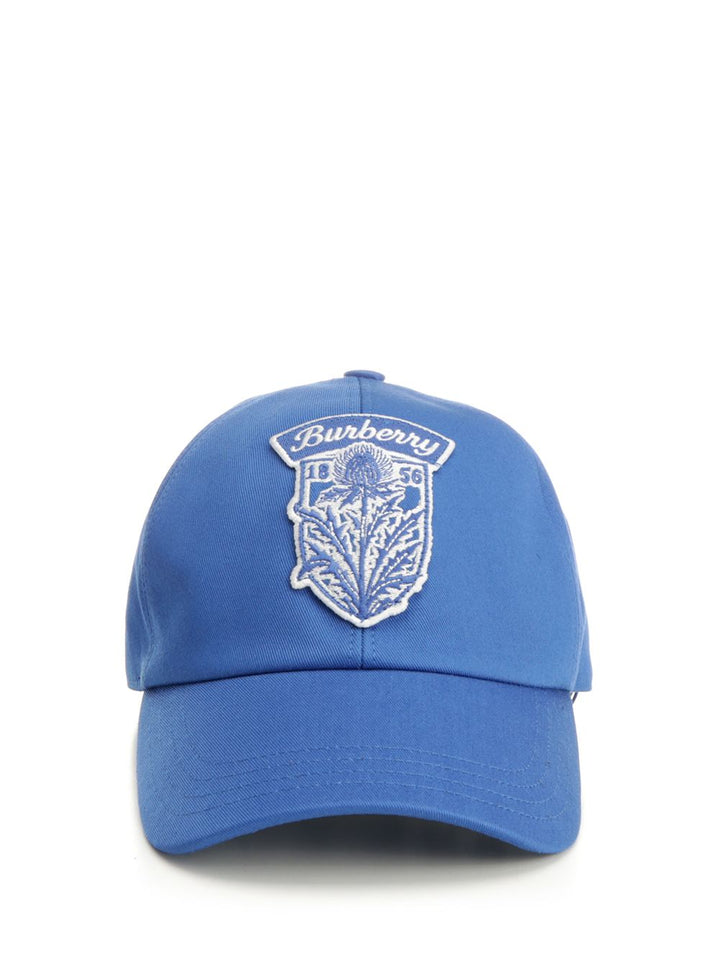 Burberry Mh Thstl Emb Cap Alt Cappelli - Blu | 2bb1d14f3b07d1b8b2bed8f001689fe5cb02ff66