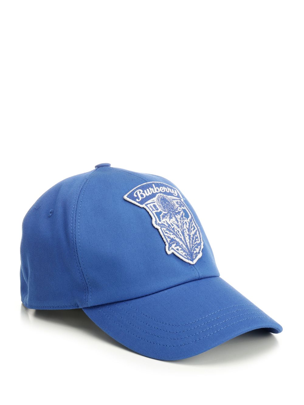 Burberry Mh Thstl Emb Cap Alt Cappelli - Blu | 4796909cbad8d7624089a1ebdaea96676fe58392