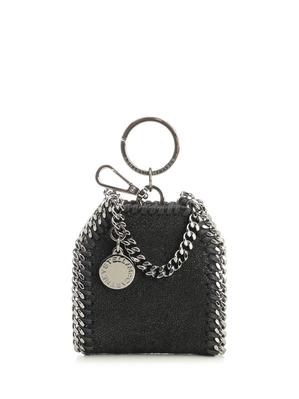 Stella Mccartney Falabella Airpods Case Keychain Small leather goods - Nero | 32313e7918d1a2a78791387dce5a0461bf1375fd
