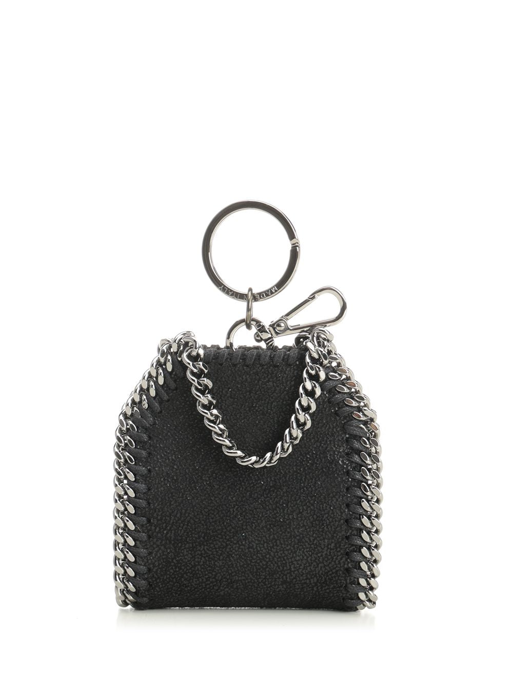 Stella Mccartney Falabella Airpods Case Keychain Small leather goods - Nero | ef5d794c92094ce8a30587b9f2eb39e0891dca48