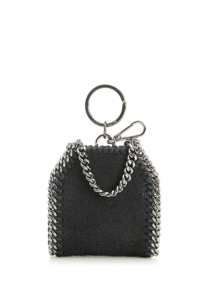 Stella Mccartney Falabella Airpods Case Keychain Small leather goods - Nero | ef5d794c92094ce8a30587b9f2eb39e0891dca48